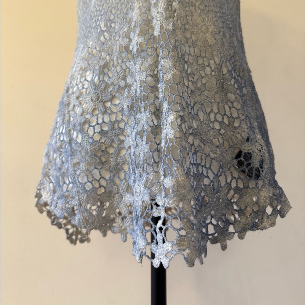 Suzy Shier Boho Crochet Racerback Top - Picture 6 of 7